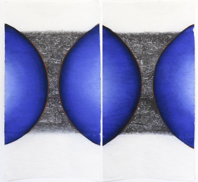 Dawn Csutoros, Numinous Diptych, ink, pigment, mulberry  paper, 145x150cm, 2016 copy.jpg