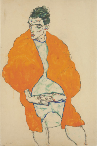 Egon Schiele, Standing male figure (self-portrait) 1914.jpg