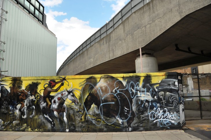 5 Graffiti hoardiing commisisoned for Shoreditch site by Exclusive Residential group.JPG